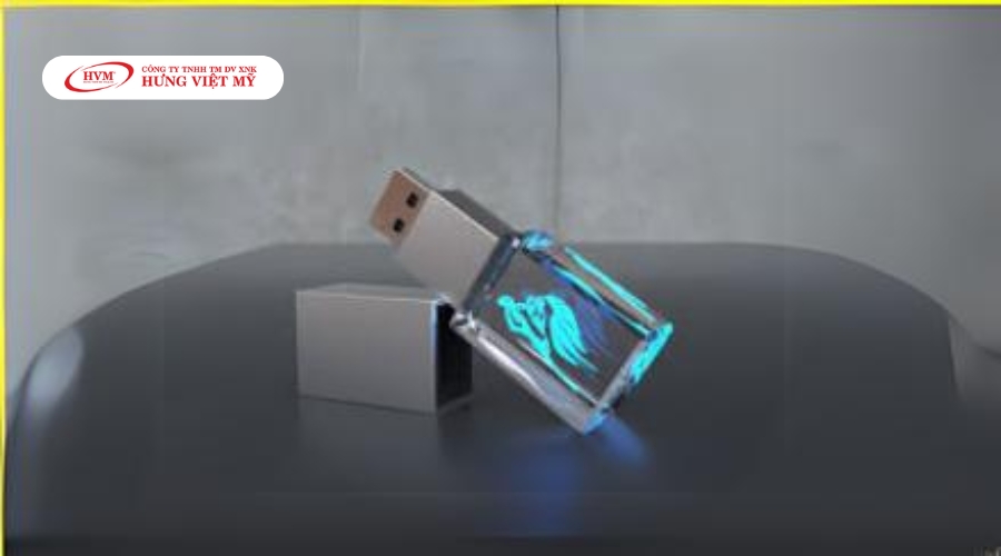 USB pha lê RGB