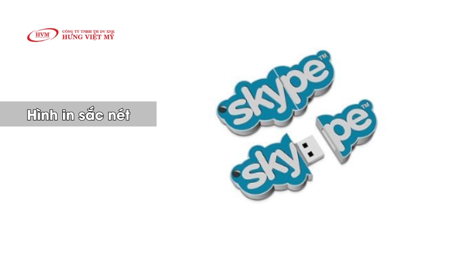 USB đúc khuôn có hình in sắc nét