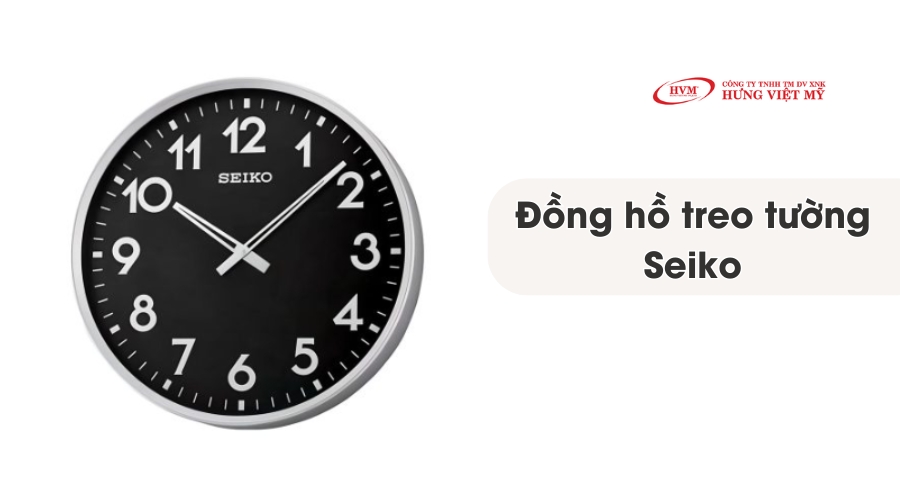Đồng hồ tròn treo tường Seiko