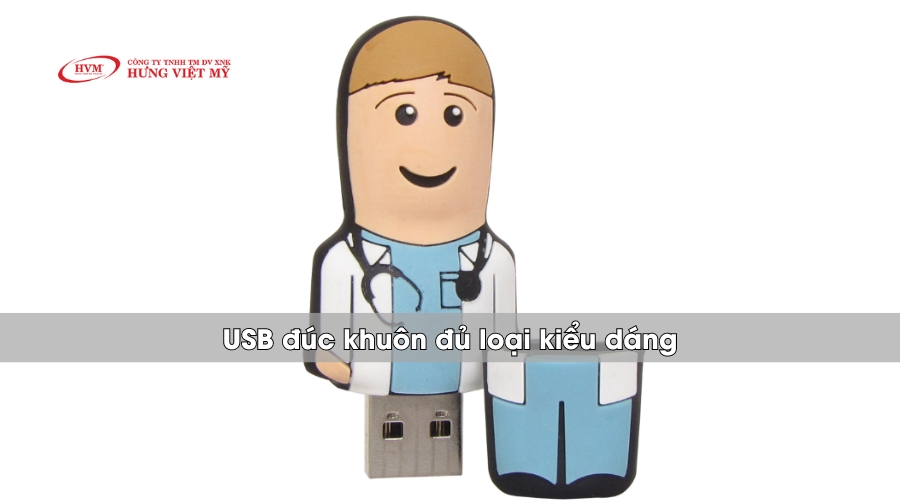 USB đúc khuôn có đủ loại kiểu dáng, kích thước