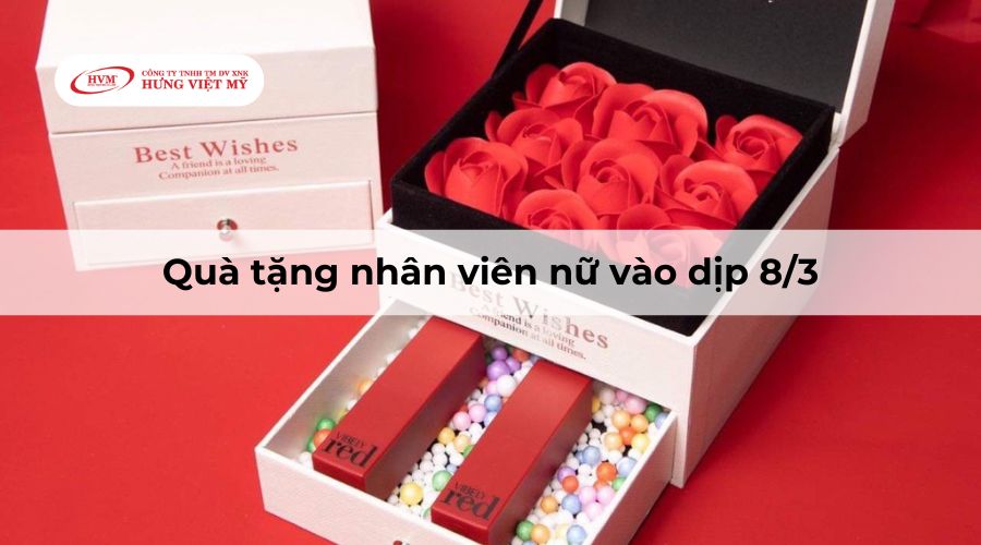 Quà tặng 8/3 cho nhân viên nữ 