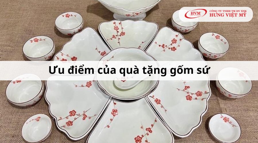 Ưu điểm của quà tặng gốm sứ