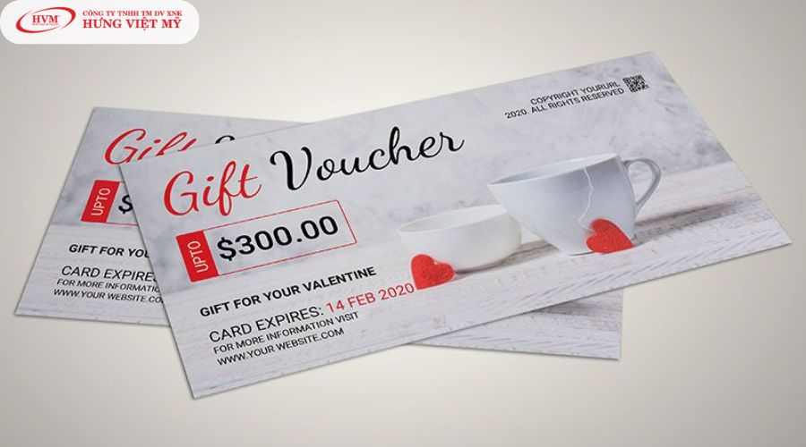 Mẫu voucher quà tặng ý nghĩa