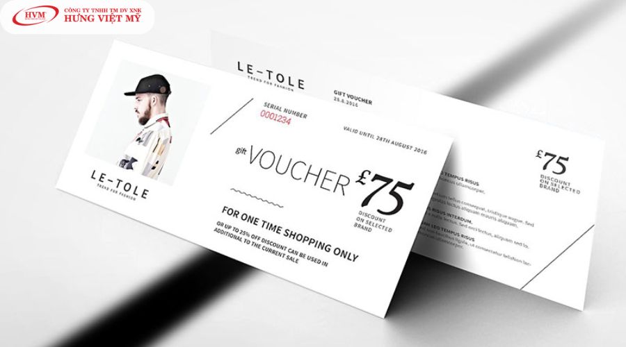 Mẫu voucher thời trang