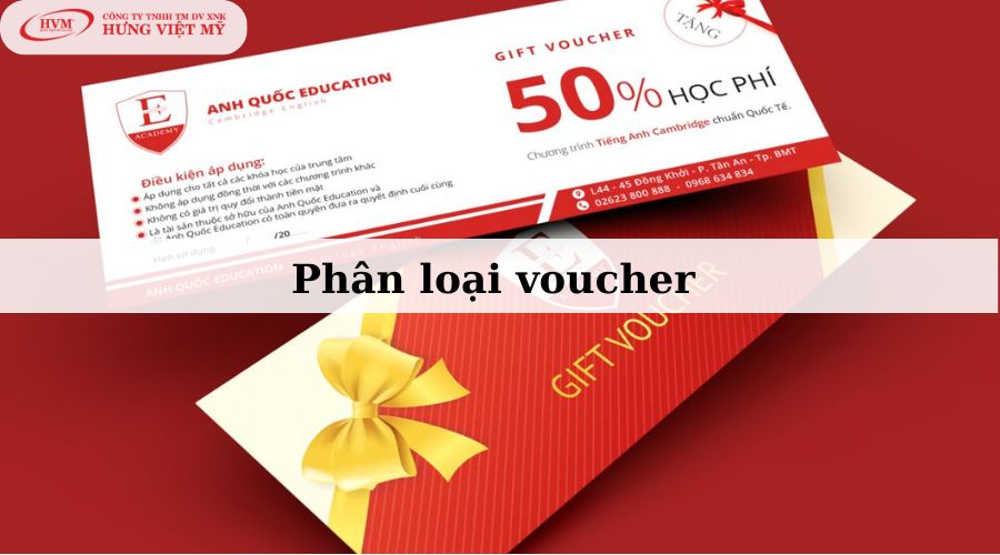 Phân loại voucher hiện nay 