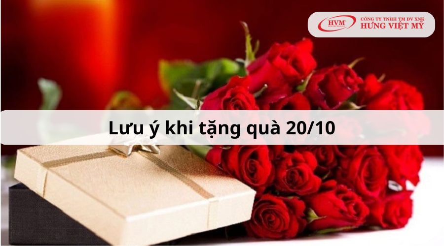 Lưu ý khi tặng quà 20/10