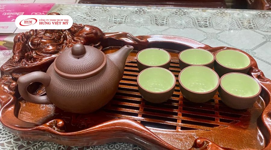 Bộ ấm chén tử sa Trung Quốc