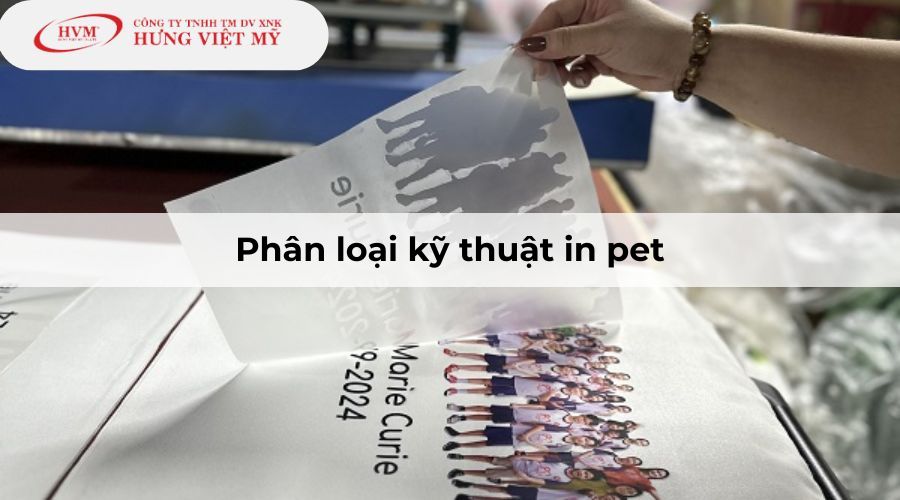 Phân loại kỹ thuật in pet