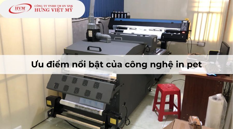 Ưu điểm nổi bật của công nghệ in pet