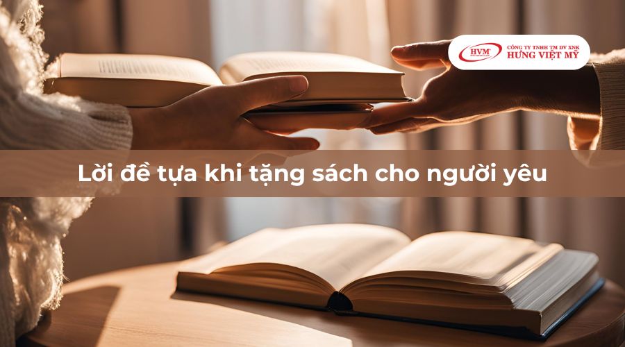 Lời đề tựa khi tặng sách cho người yêu