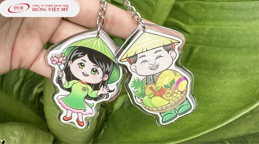 Mẫu cách làm móc khóa handmade bằng mica khéo tay 