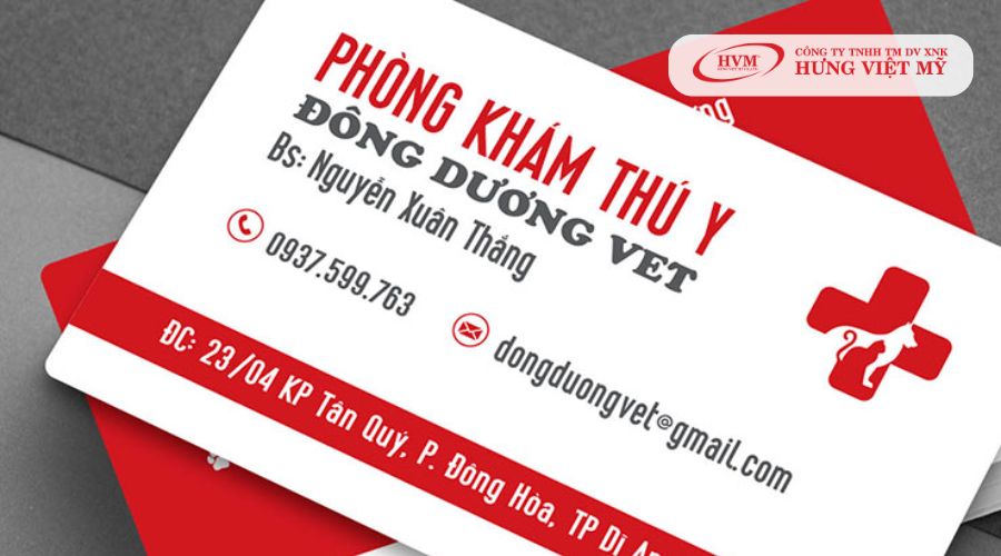 Mẫu card visit bác sĩ đẹp