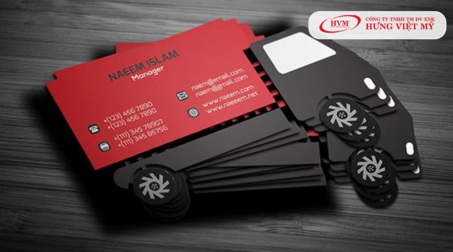 Mẫu card visit vận tải đẹp