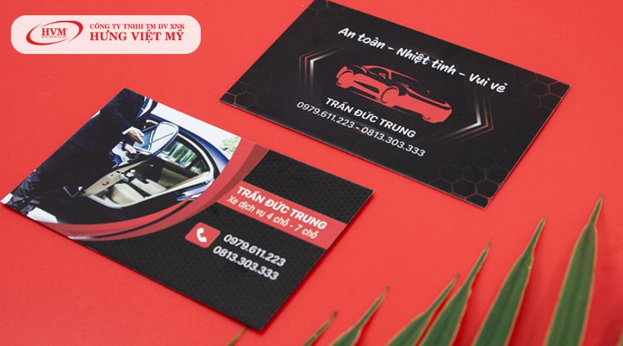 Mẫu name card vận tải ấn tượng