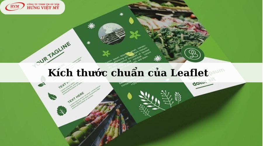 Kích thước chuẩn của Leaflet