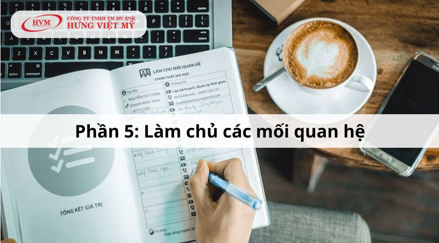 Phần 5 của cuốn sổ tay Gotino là làm chủ các mối quan hệ