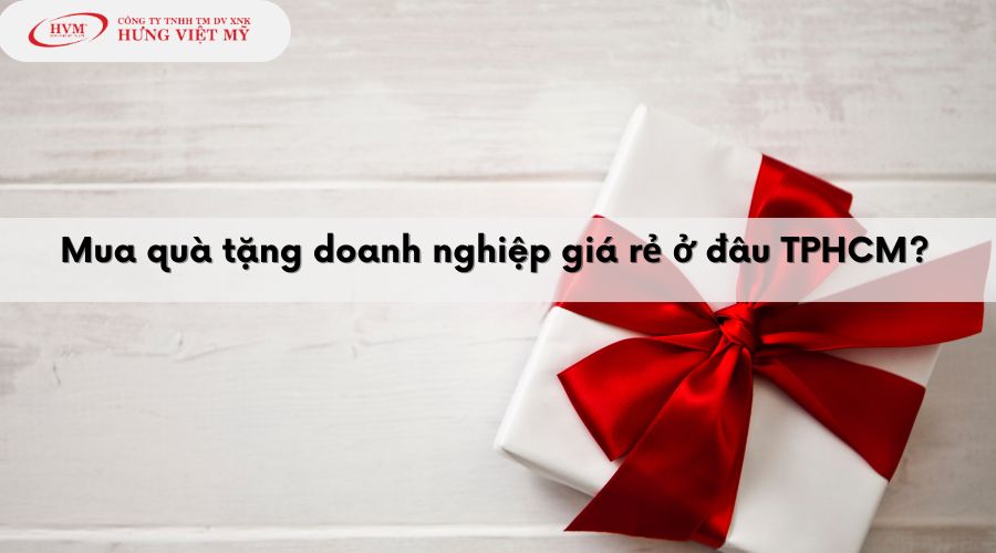 Mua quà tặng doanh nghiệp giá rẻ ở đâu TPHCM?