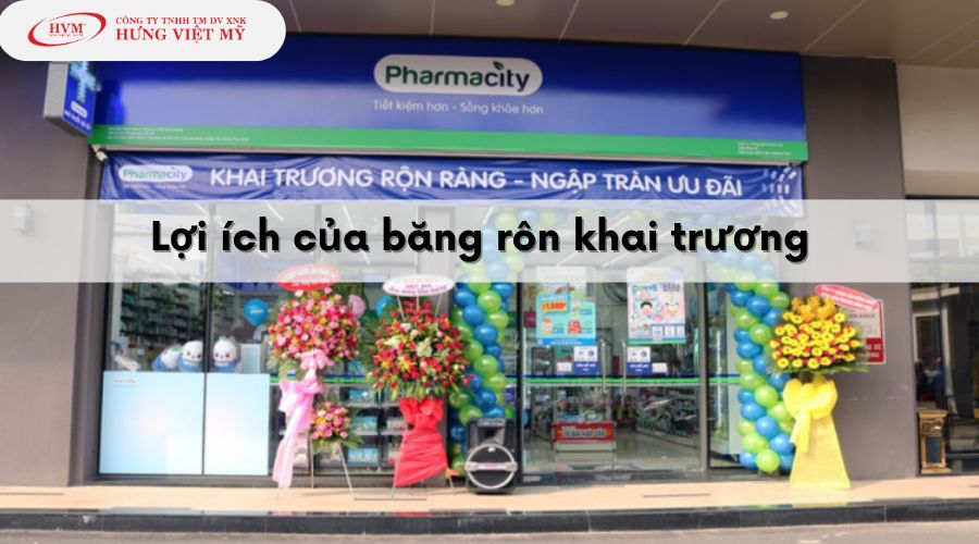 Lợi ích của băng rôn khai trương