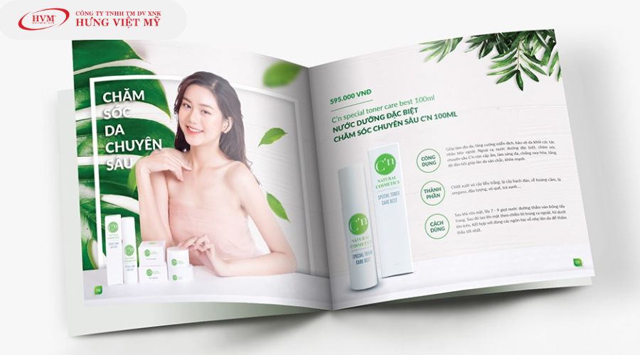 Catalogue mẫu về sản phẩm mỹ phẩm