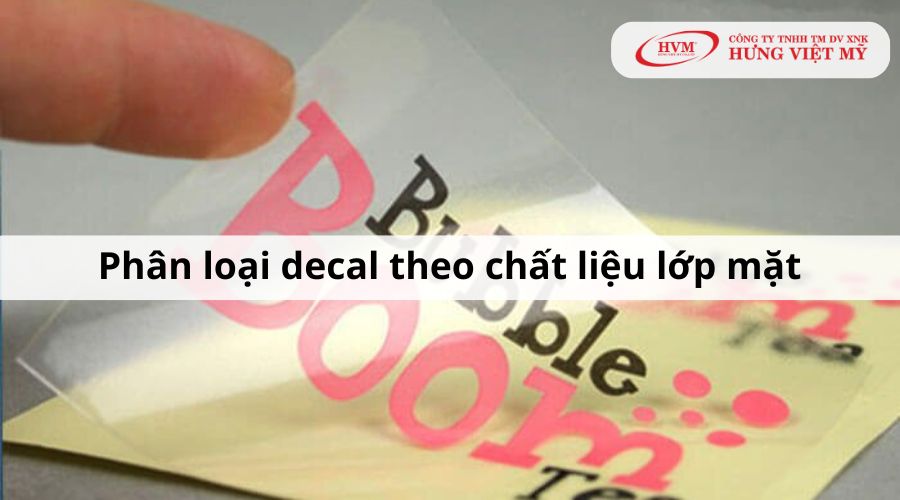 Phân loại giấy đề can theo chất liệu lớp mặt