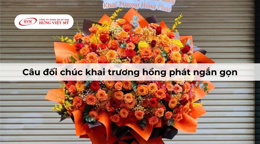 Câu đối chúc khai trương hồng phát ngắn gọn