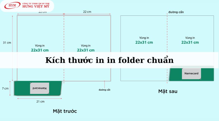 Kích thước in folder chuẩn