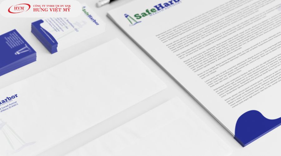 mẫu letterhead nổi bật