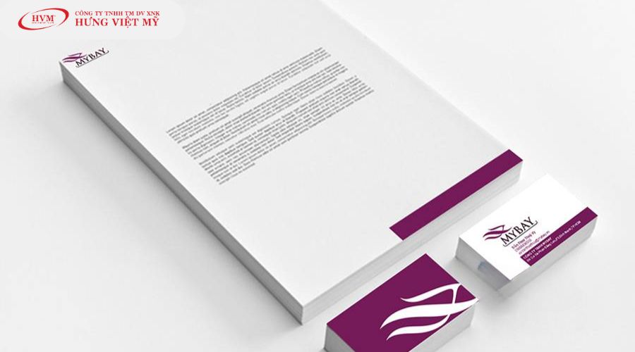 mẫu letterhead ấn tượng