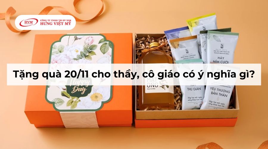 Tặng quà 20/11 cho thầy, cô giáo có ý nghĩa gì?