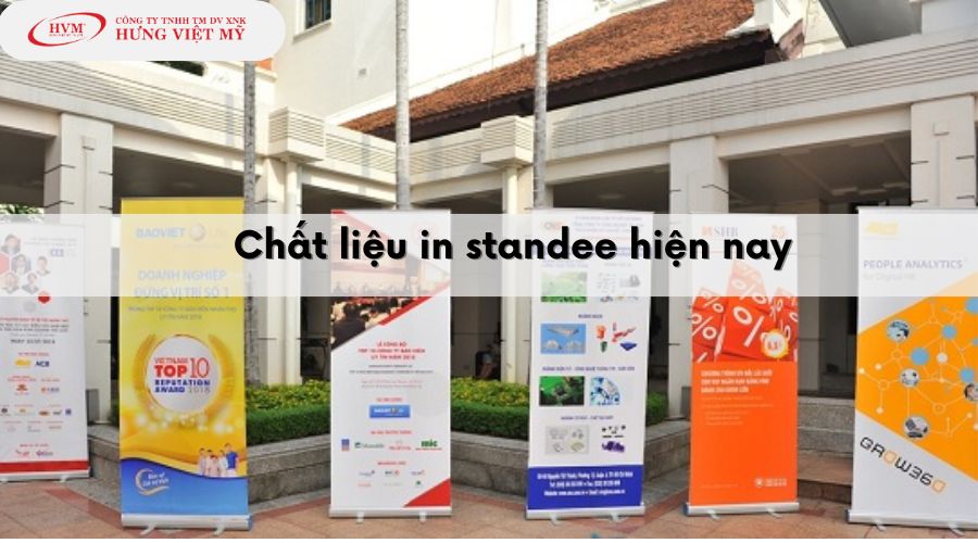 Chất liệu in standee hiện nay