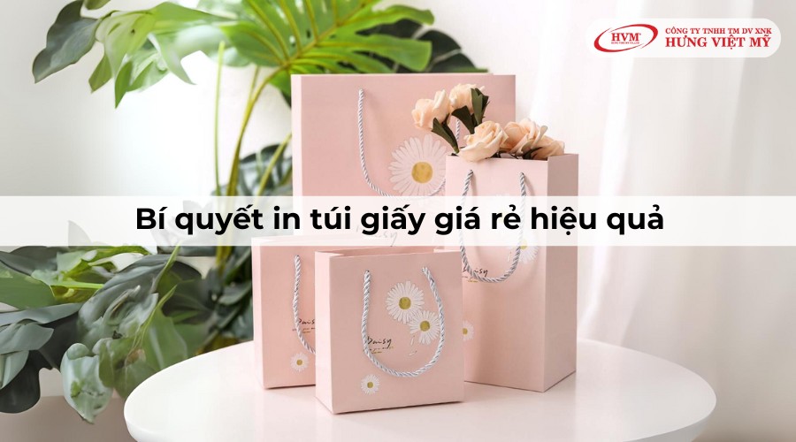 Bí quyết in túi giấy giá rẻ hiệu quả