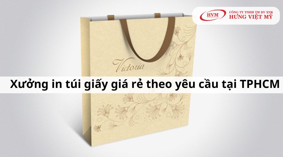 Xưởng in túi giấy giá rẻ theo yêu cầu tại TP.HCM