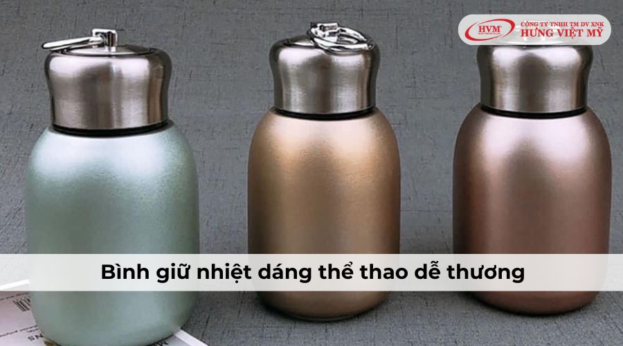 Bình giữ nhiệt dáng thể thao dễ thương