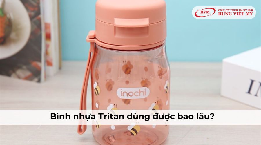 Bình nhựa Tritan dùng được bao lâu? Bình nhựa Tritan có thể sử dụng trong khoảng 2-3 năm