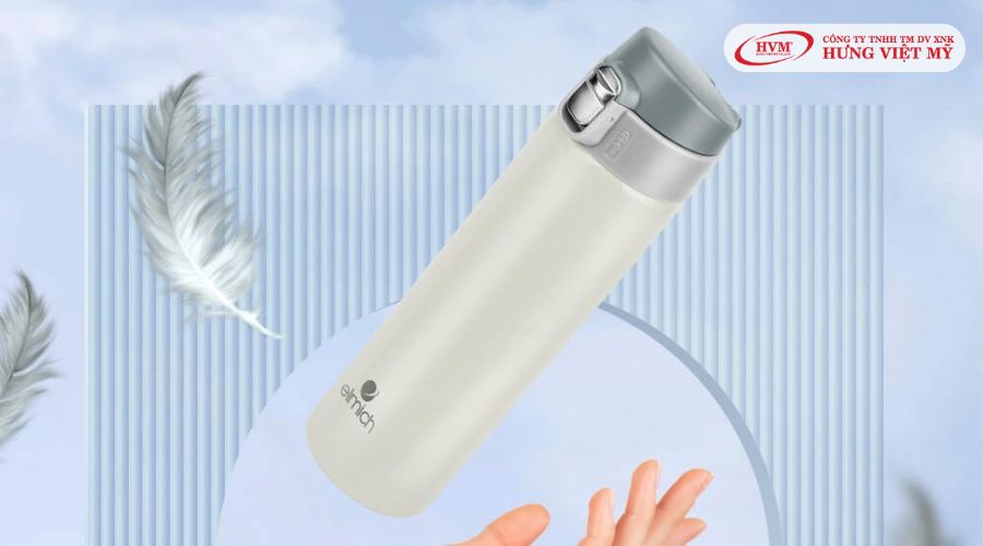 Bình giữ nhiệt cao cấp của hãng Elmich có nắp bật
