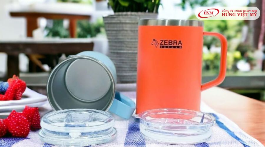 Bình giữ nhiệt cao cấp 500ml có quai của thương hiệu Zebra