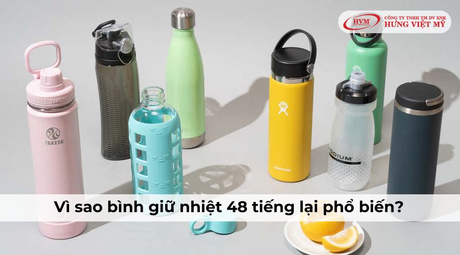 Bình giữ nhiệt 48 tiếng phổ biến nhờ khả năng giữ nhiệt lâu, chất liệu an toàn và thiết kế tiện lợi