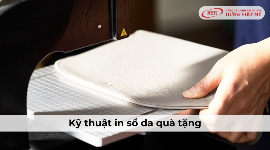 Kỹ thuật in sổ da quà tặng