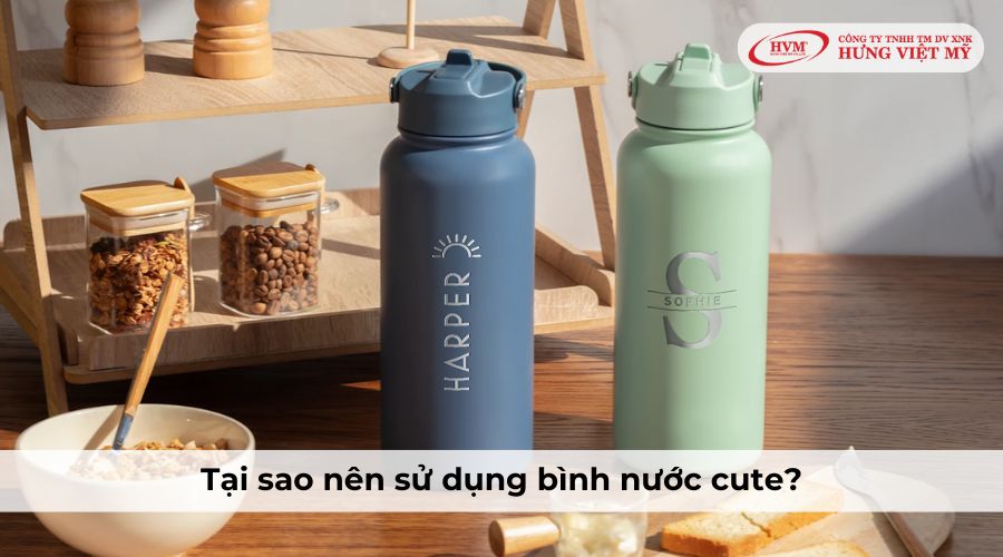 Tại sao nên sử dụng bình nước cute?