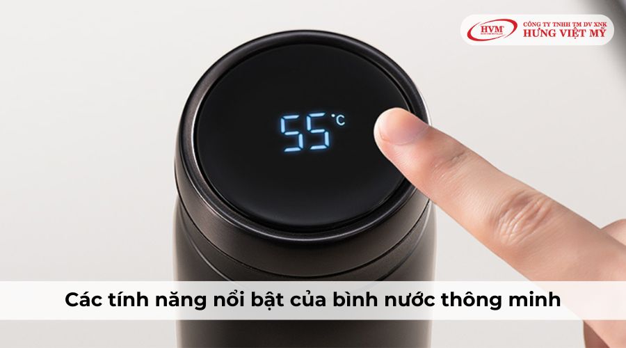 Các tính năng nổi bật của bình nước thông minh