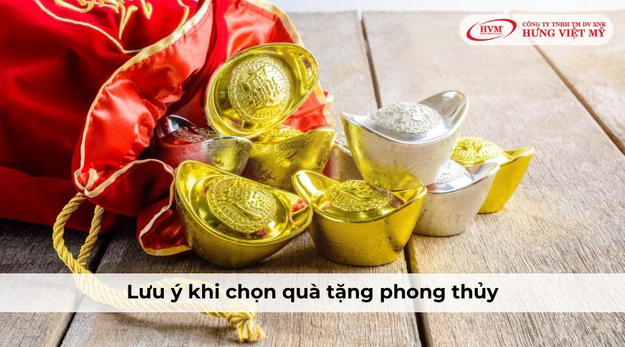 Lưu ý khi chọn quà tặng phong thủy