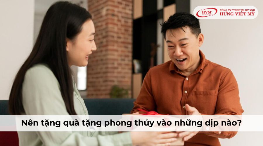 Nên tặng quà tặng phong thủy vào những dịp nào?