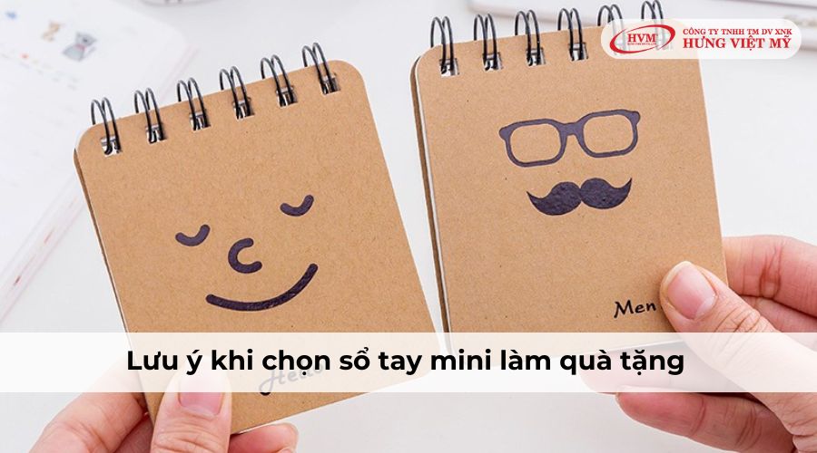 Lưu ý khi chọn sổ tay mini làm quà tặng