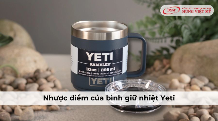 Nhược điểm của bình giữ nhiệt Yeti là mức giá và kích thước lớn