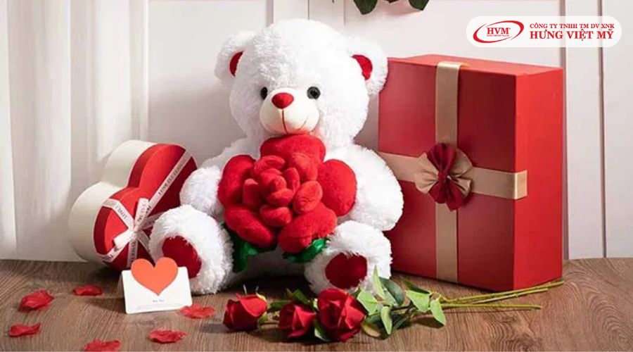 Gấu bông là quà tặng Valentine đỏ 14/2 không thể bỏ qua