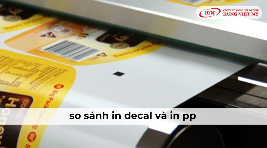 So sánh in PP và in decal cái nào tốt hơn