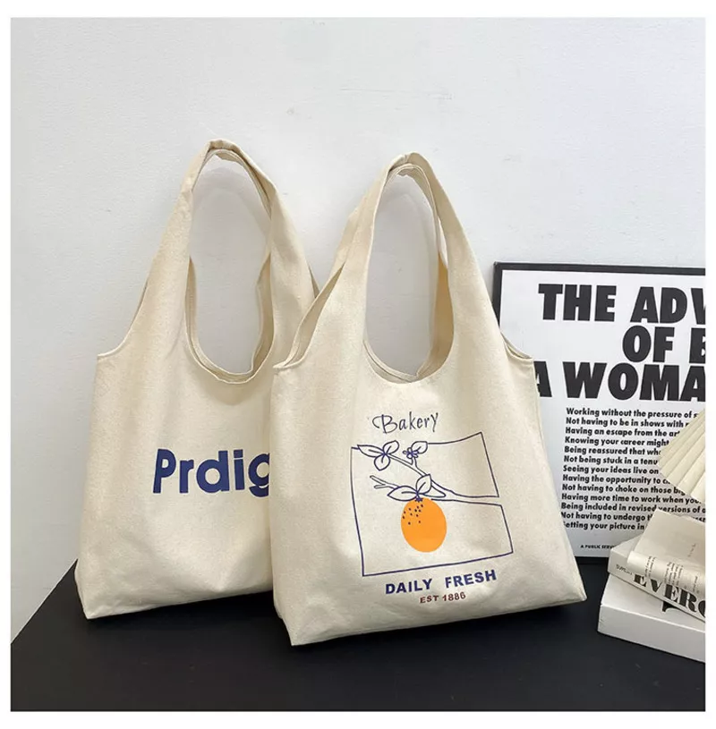 Túi Tote Canvas Mềm, Tiện Lợi - TC 006