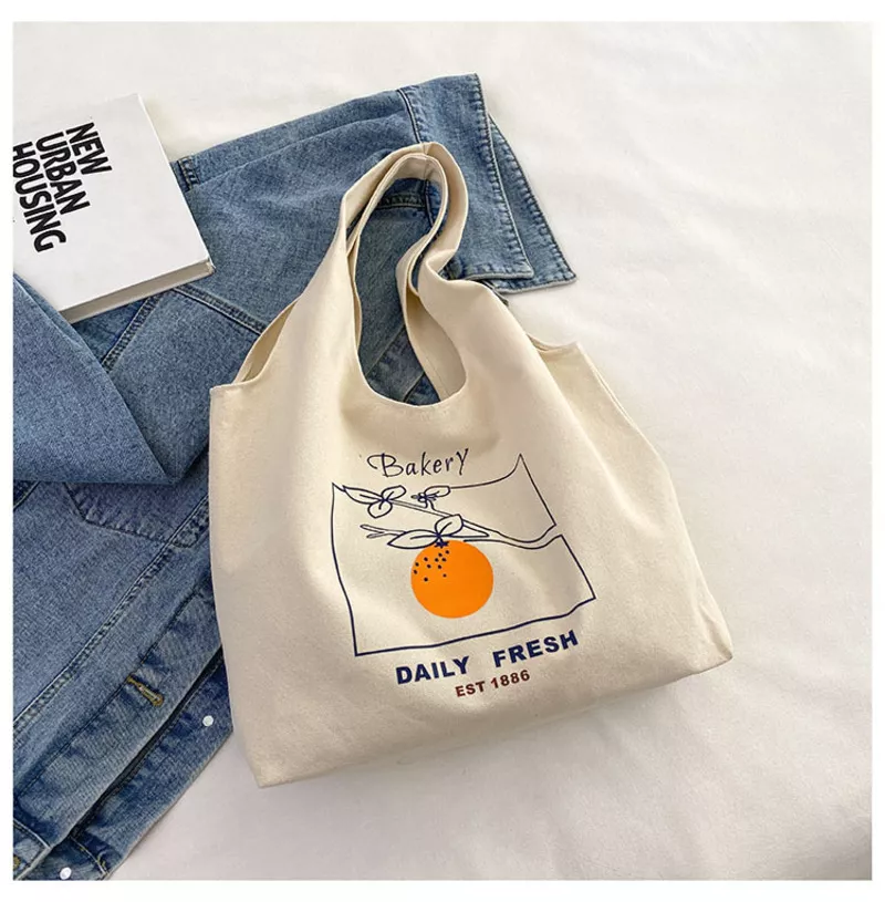 Túi Tote Canvas Mềm, Tiện Lợi - TC 006