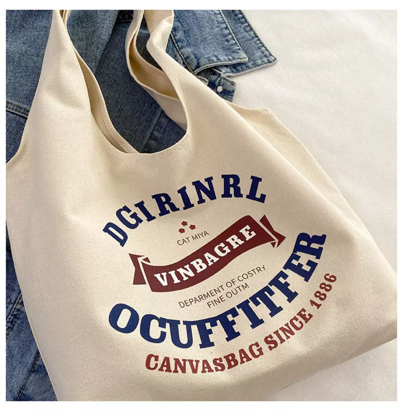 Túi Tote Canvas Mềm, Tiện Lợi - TC 006