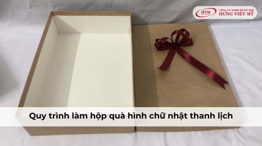 hộp quà chữ nhật thanh lịch